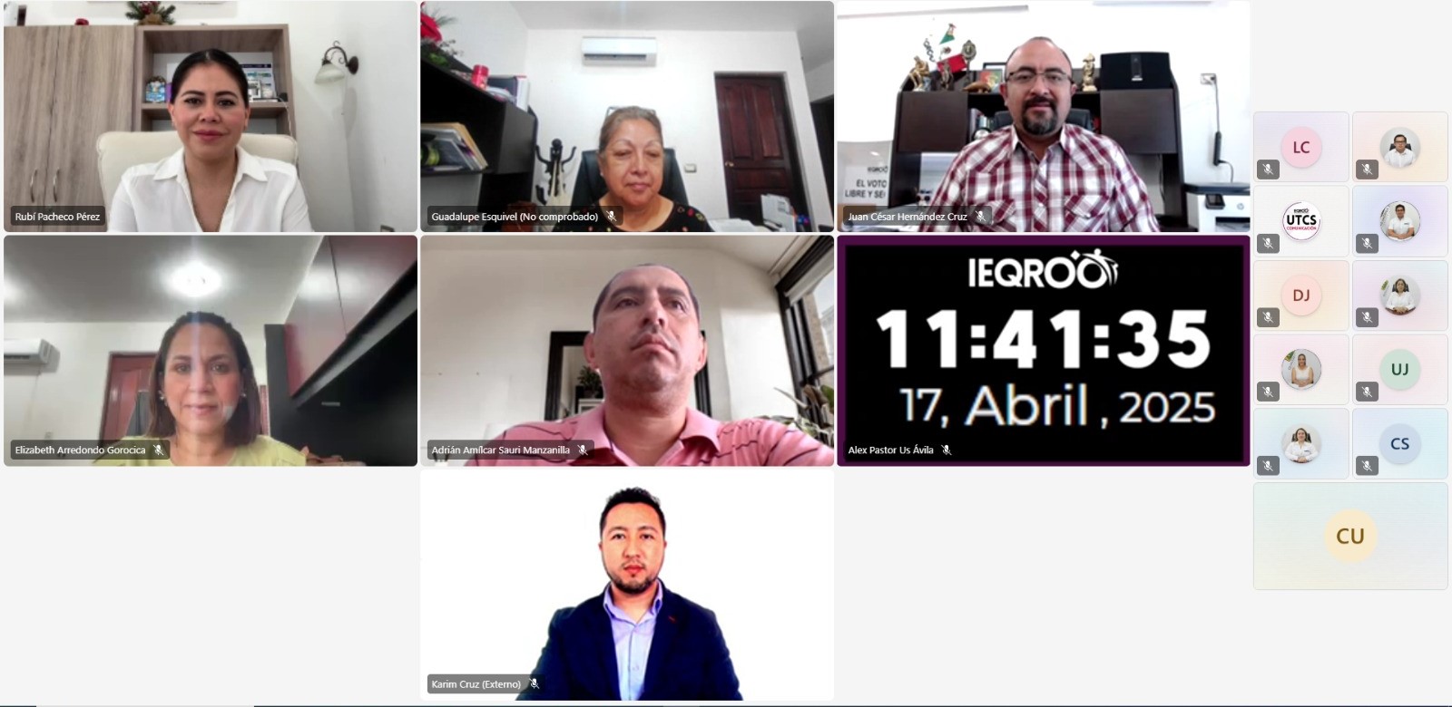 IEQROO aprueba convenio de colaboración con el Poder Ejecutivo, Legislativo y Judicial.